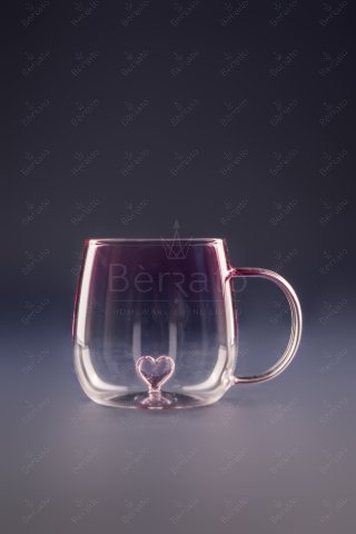 قیمت و خرید ماگ پیرکس قلب صورتی