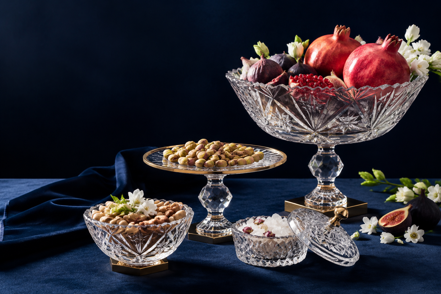 سرویس پذیرایی کریستالین آیکونیک برای جهیزیه عروس